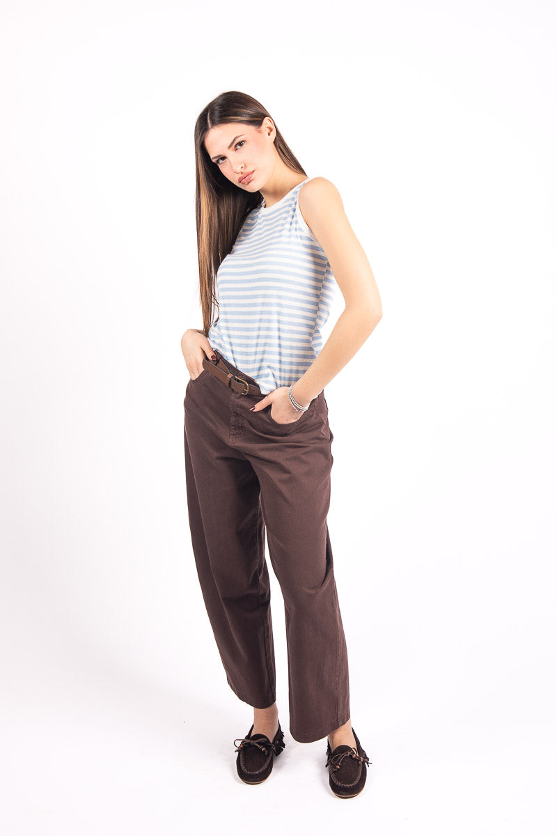 Pantaloni Ballon Cioccolato donna Tensione in - 3