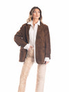 Blazer Crosta Marrone donna Tensione in - 1