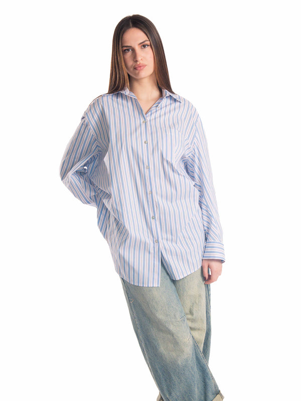 Camicia a Righe da donna Tensione in