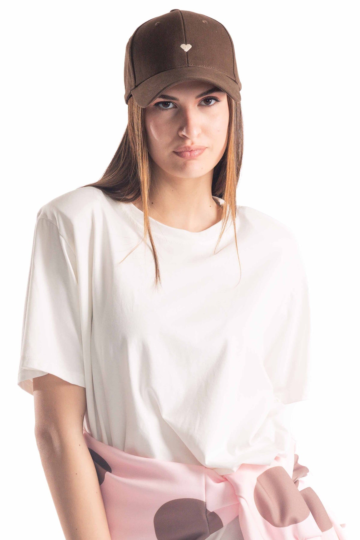 T-Shirt Oversize con Spalline Imbottite donna Miss love - 1