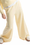 Pantaloni Wide Leg Gialli donna Miss love - 1