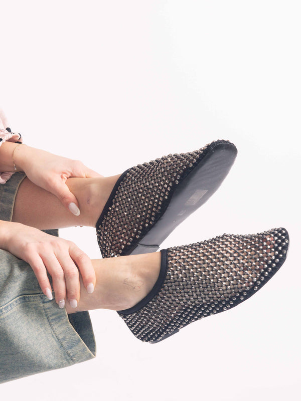 Slip On in Rete Con Strass da donna Ovye