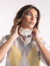 Foulard con Stampa Bianco donna Miss love - 1