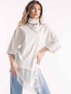 T-Shirt Con Applicazione in Pizzo donna Miss love - 1