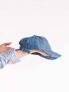 Cappello in Denim con Ricami donna Miss love - 1