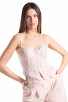 Corsetto in Pizzo Rosa donna Miss love - 1