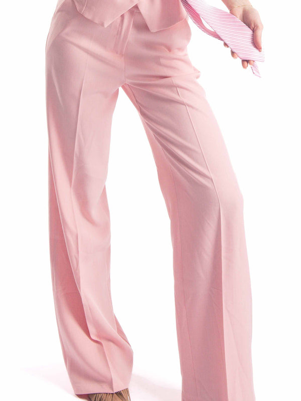 Pantaloni Wide Leg Rosa da donna Miss love