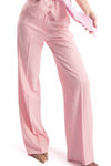 Pantaloni Wide Leg Rosa donna Miss love - 1