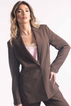Blazer Monopetto Marrone donna Miss love - 1