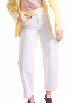 Pantaloni in Cotone Bianco donna Miss love - 1
