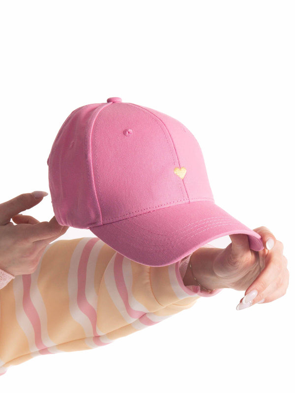 Cappello con Visiera Rosa da donna Miss love