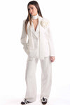 Completo Bianco con Fiore donna Miss love - 1