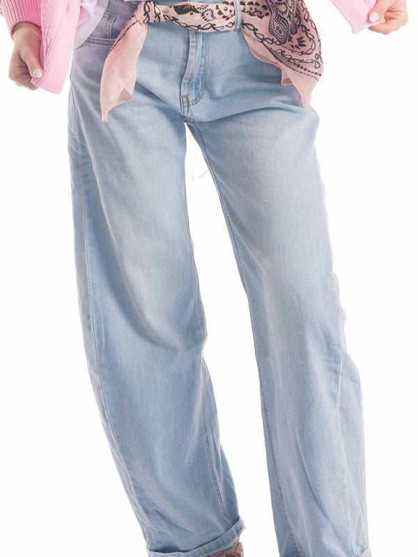 Jeans Wide Leg da donna Miss love