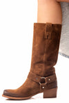 Stivale Texano Camoscio Tabacco donna Ovye - 1