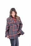 Giacca Sartoriale a Quadri Tartan donna Tensione in - 3