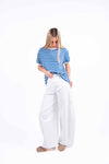 Jeans Balloon Fit Bianchi donna Tensione in - 3