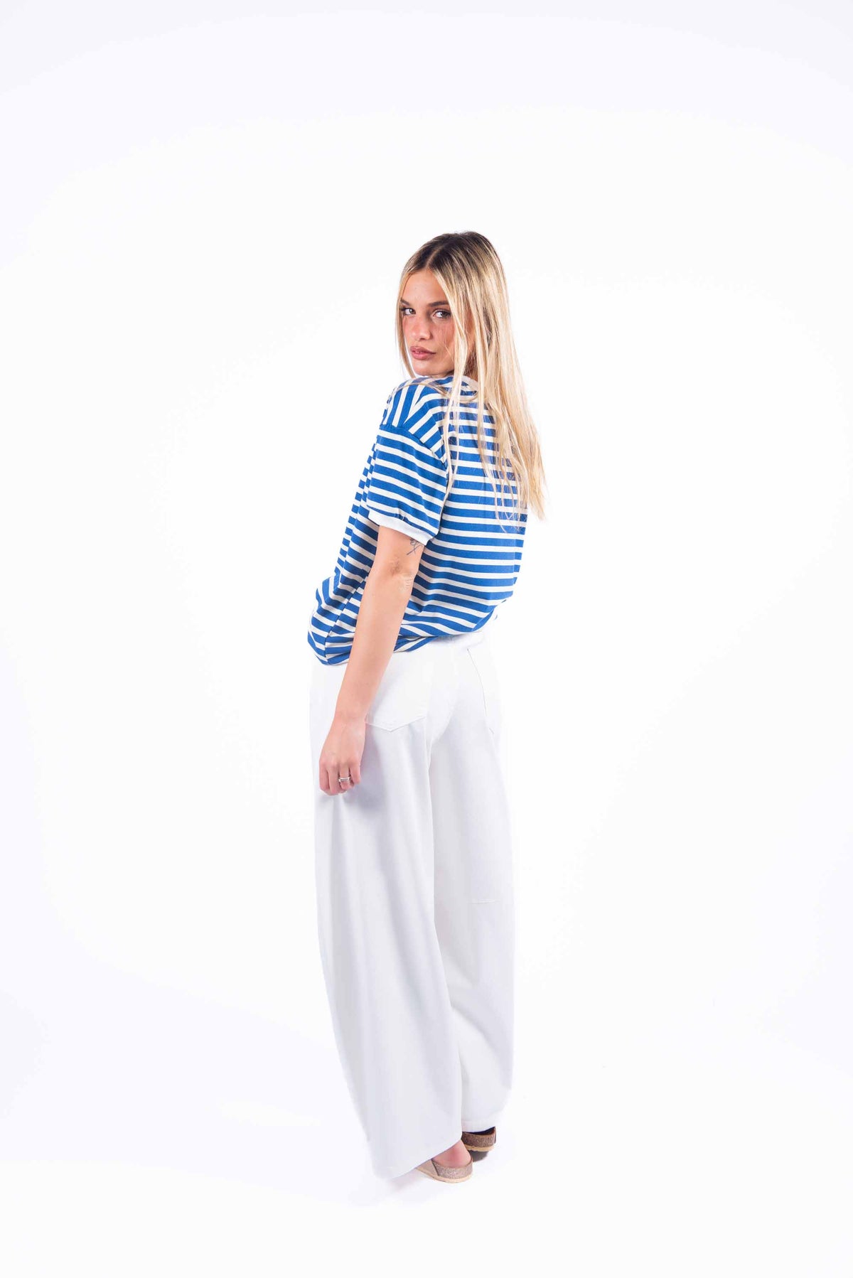 Jeans Balloon Fit Bianchi donna Tensione in - 5