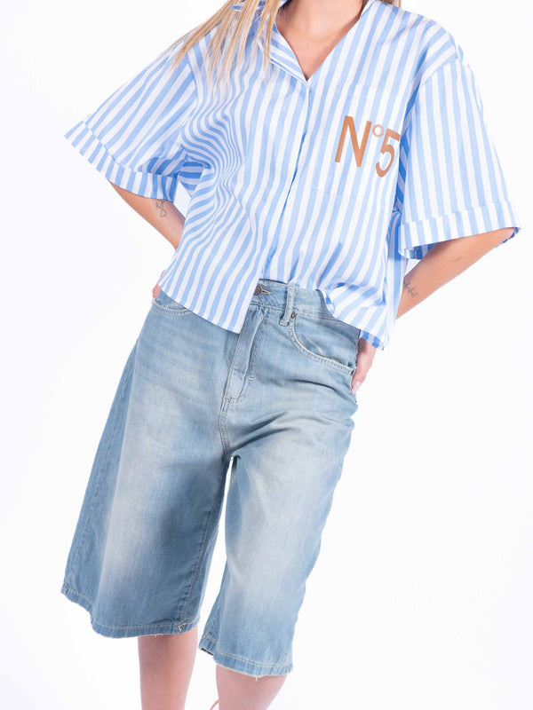 Bermuda Denim da donna Tensione in