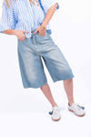 Bermuda Denim donna Tensione in - 3