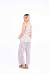 Pantaloni Rigati Panna donna Tensione in - 3