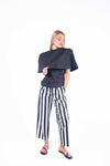 Top Volumetrico con Cappa Nero donna Tensione in - 3