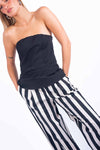 Top Volumetrico con Cappa Nero donna Tensione in - 5