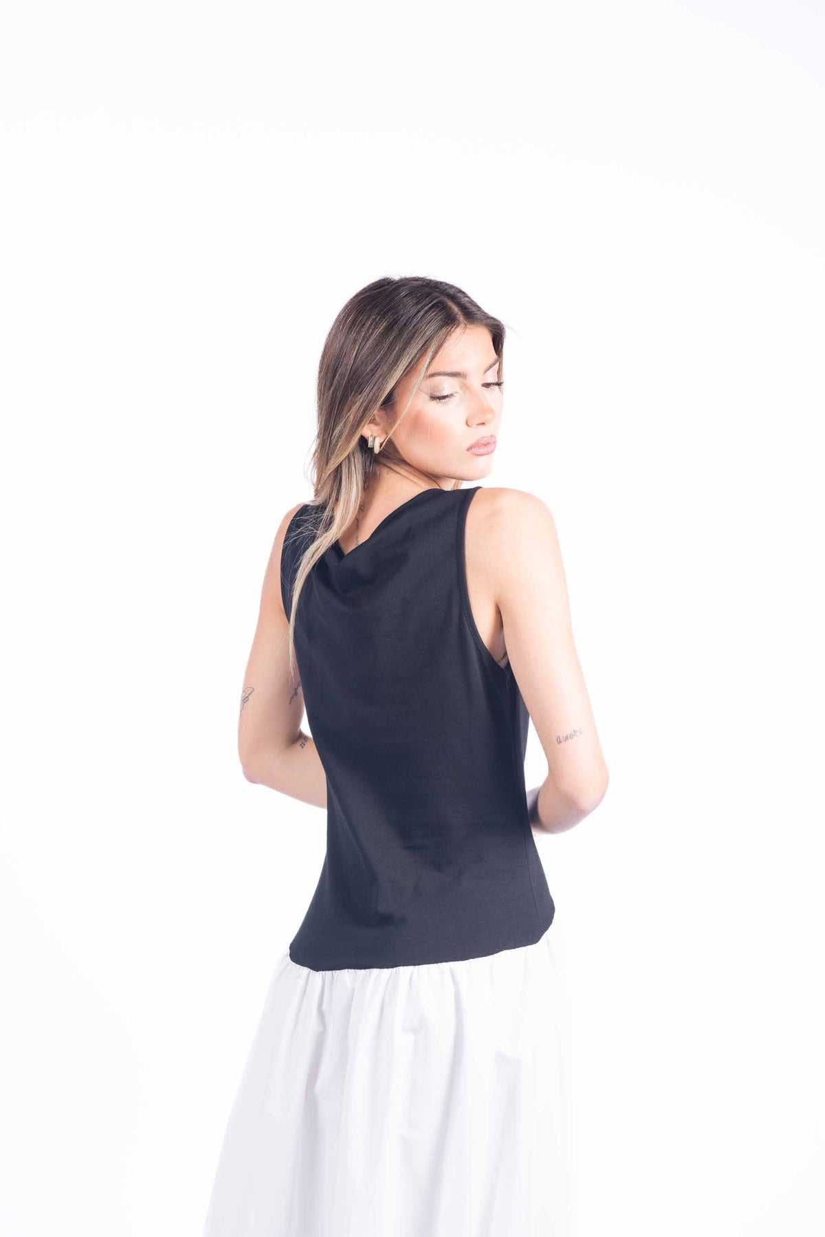 Abito Midi Combinato donna Tensione in - 3