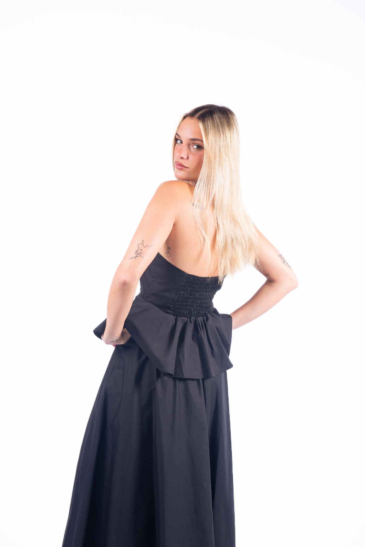 Top a Fascia Nero donna Tensione in - 4