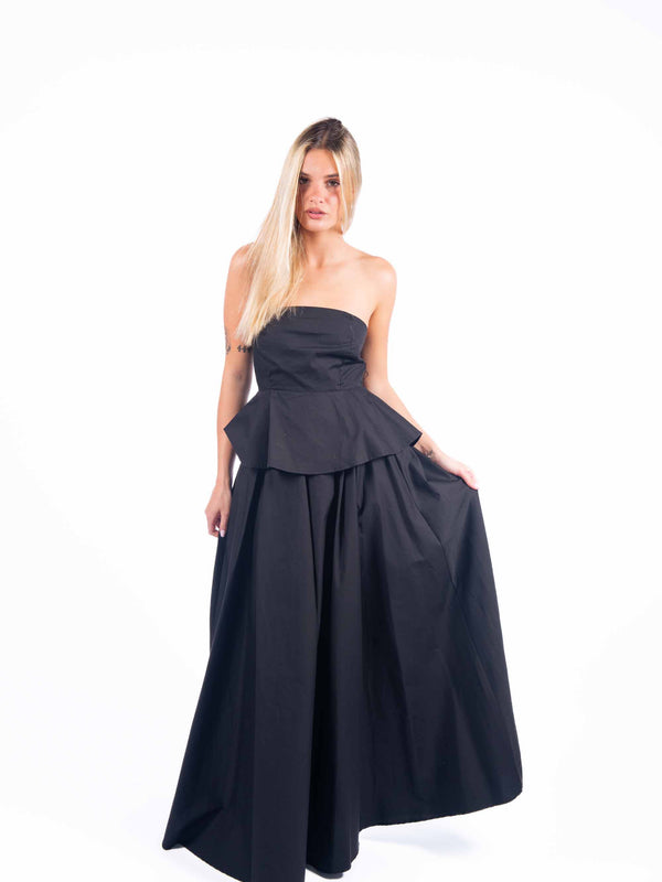 Maxi Gonna Nera da donna Tensione in