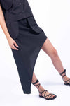 Gonna Asimmetrica Nera donna Tensione in - 1