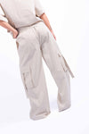 Pantaloni Cargo a Righe donna Tensione in - 2