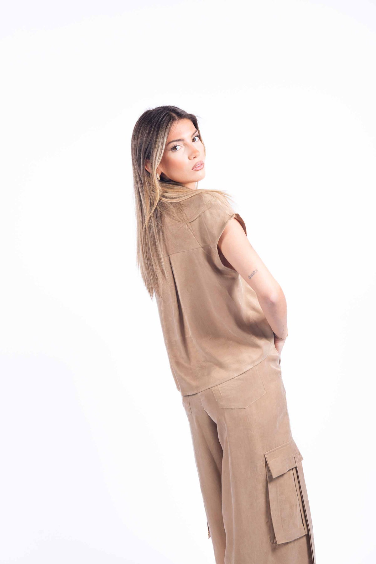 Camicia Smanicata Jewel donna Tensione in - 2