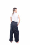 Tuta Combinata con Dettaglio Jewel Bianco/Nero donna Tensione in - 4