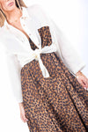 Camicia Panna con Tasca Animalier donna Tensione in - 1