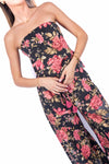Top a Fascia Stampa Floreale donna Tensione in - 1