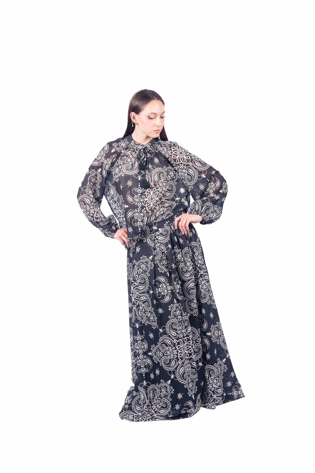 Camicia Stampa Paisley donna Tensione in - 2