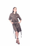 Bermuda Cargo Animalier donna Tensione in - 4