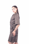 Camicia Crop Animalier donna Tensione in - 3