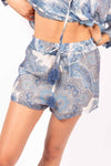 Shorts Stampa Paisley donna Tensione in - 1