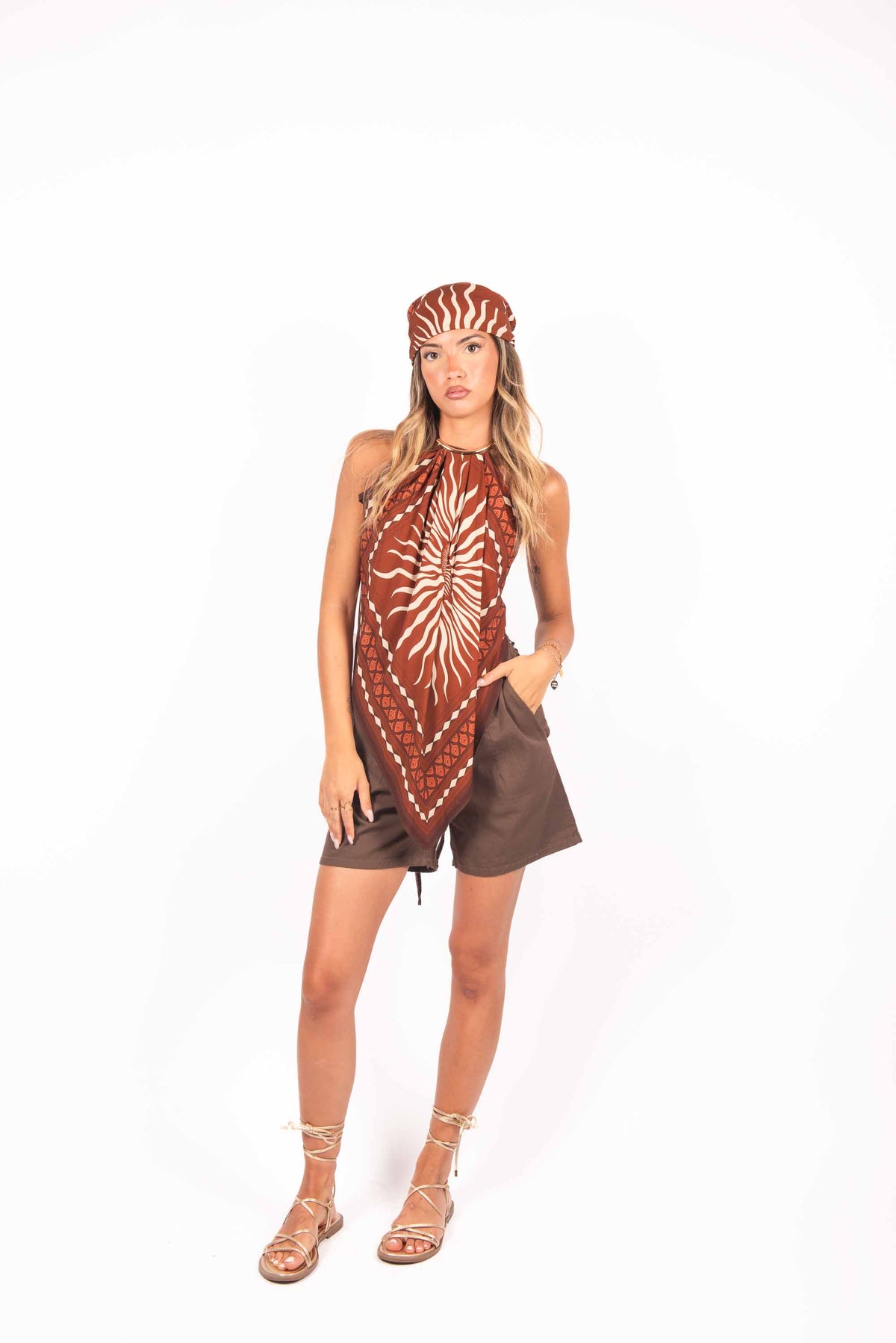 Top Halter Fantasia donna Tensione in - 2