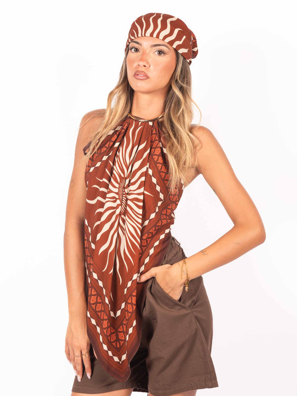 Top Halter Fantasia da donna Tensione in