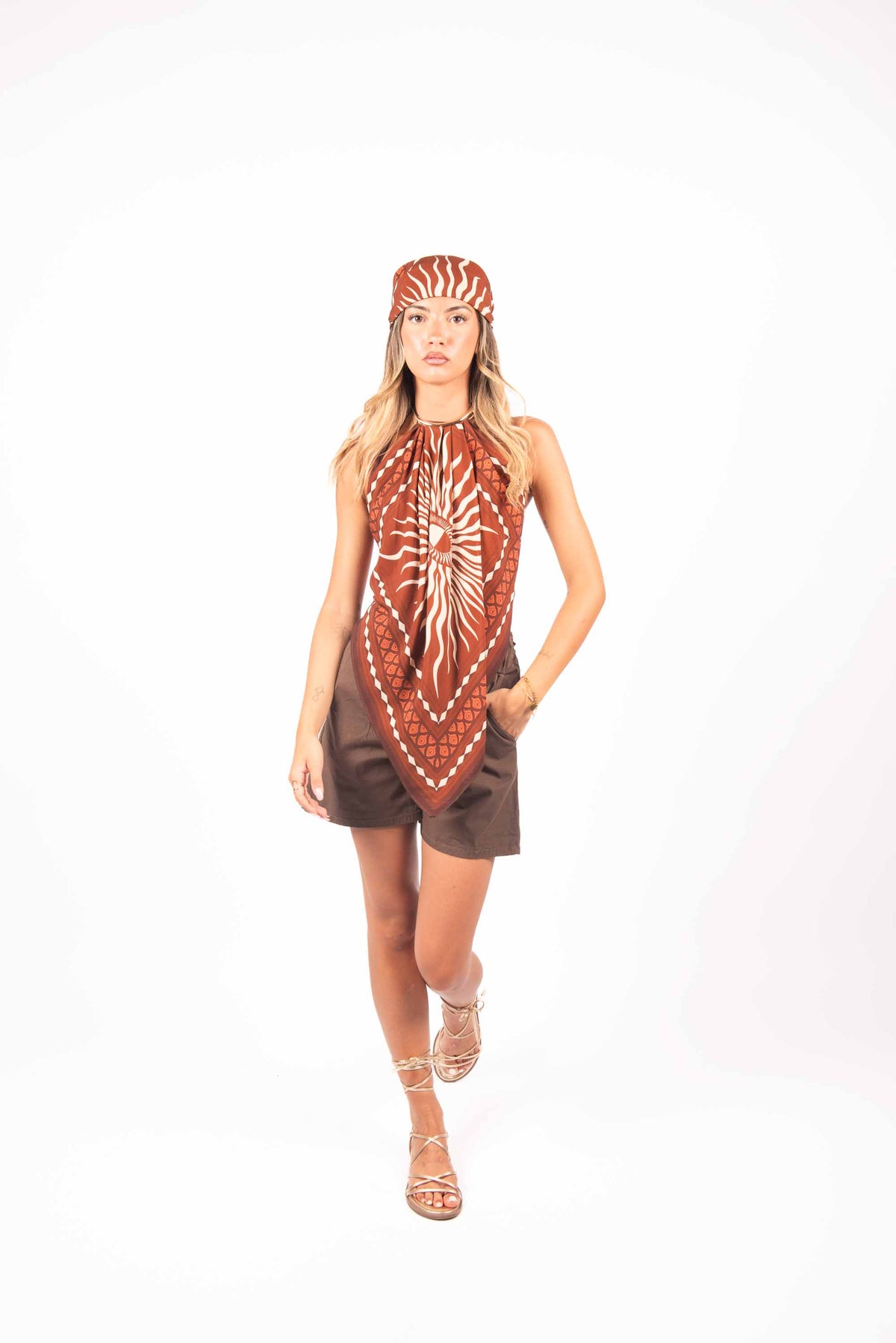 Top Halter Fantasia donna Tensione in - 5