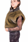 Gilet in Ecopelliccia ed Ecopelle donna Tensione in - 4