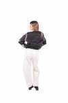 Bomber Nero con Ricami Floreali donna Tensione in - 2