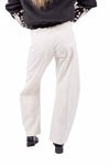 Jeans Barrel Fit con Cintura Panna donna Tensione in - 2