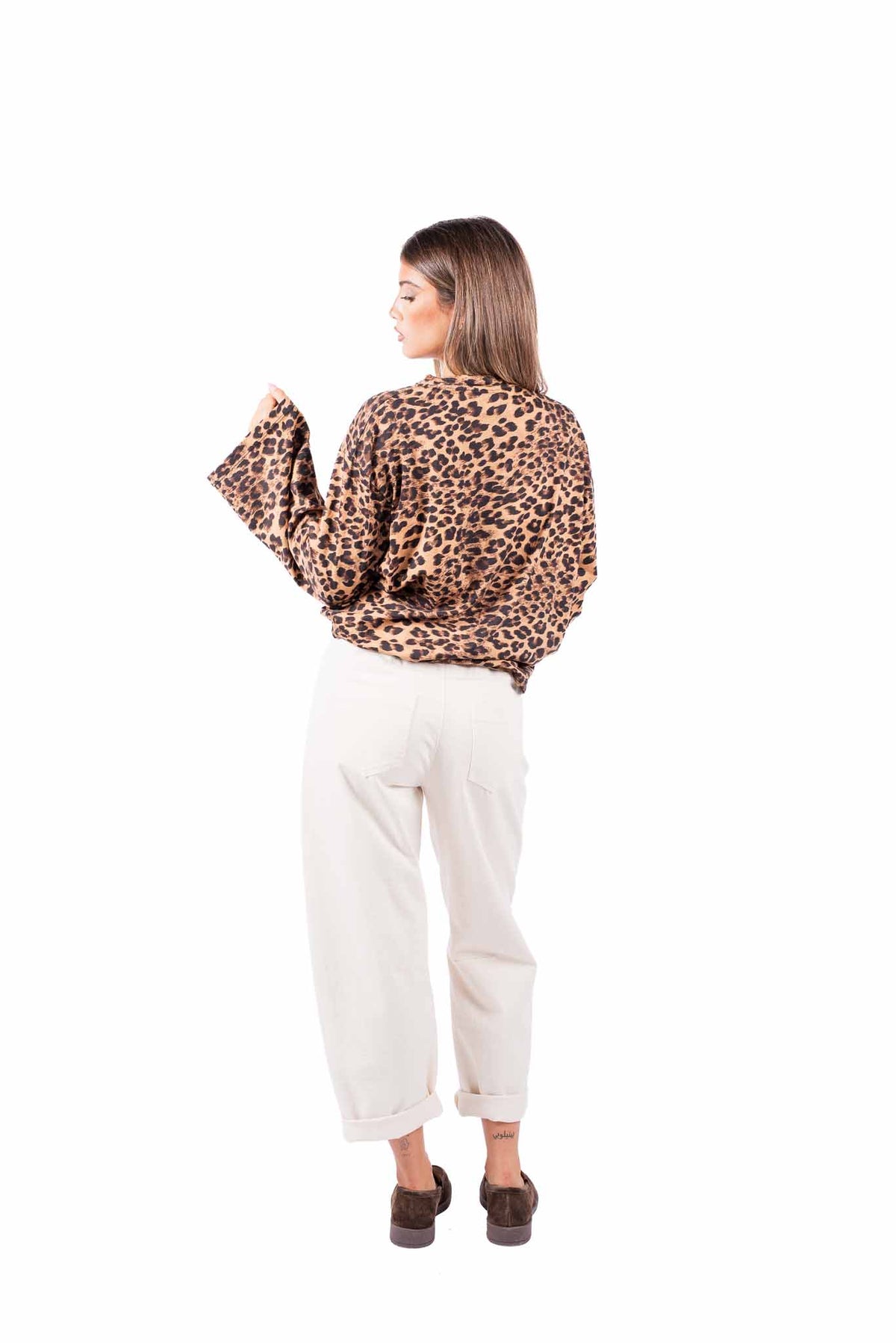Maglia Oversize Leopardata donna Tensione in - 4