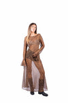 Abito Semitrasparente Leopardato con Culotte donna Tensione in - 1