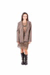 Blazer Monopetto con Ricamo Leopardo sul Retro donna Tensione in - 4