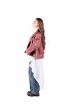 Giacca Oversize in Ecopelle Terracotta donna Tensione in - 5