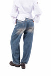 Jeans Barrel Fit Lavaggio Vintage donna Tensione in - 2